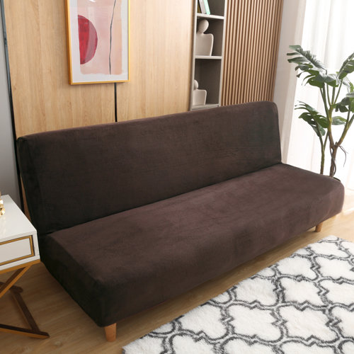Latitude Run® Gephart Box Cushion Futon Slipcover & Reviews Wayfair
